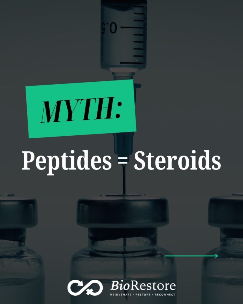 Myth: Peptides = Steroids